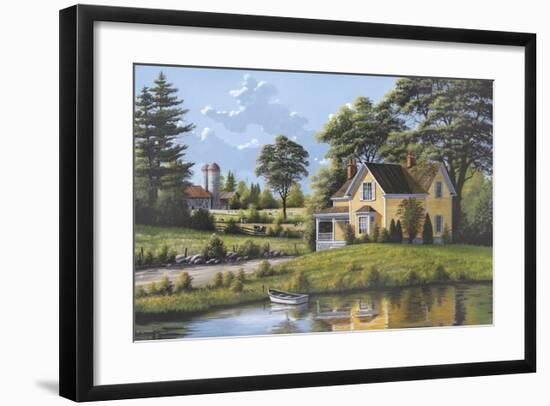 Yellow House-Bill Saunders-Framed Giclee Print