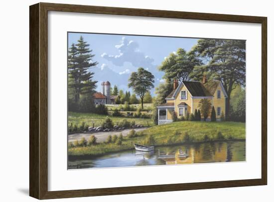 Yellow House-Bill Saunders-Framed Giclee Print