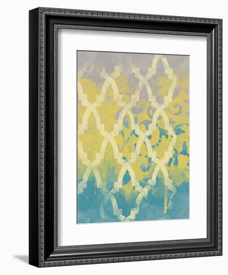 Yellow in the Middle I-Alonzo Saunders-Framed Art Print