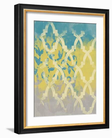 Yellow in the Middle II-Alonzo Saunders-Framed Art Print