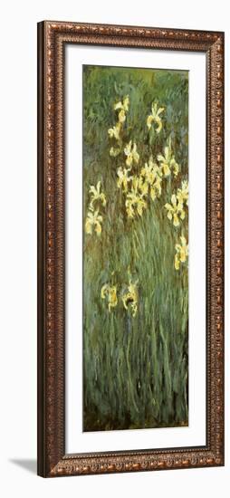 Yellow Irises-Claude Monet-Framed Giclee Print