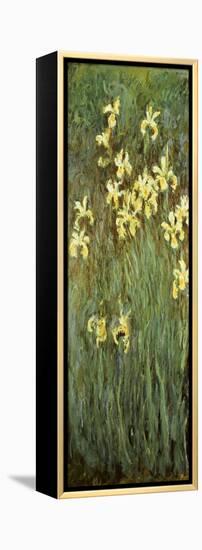 Yellow Irises-Claude Monet-Framed Premier Image Canvas