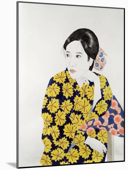 Yellow Kimono, 1996-Alan Byrne-Mounted Giclee Print