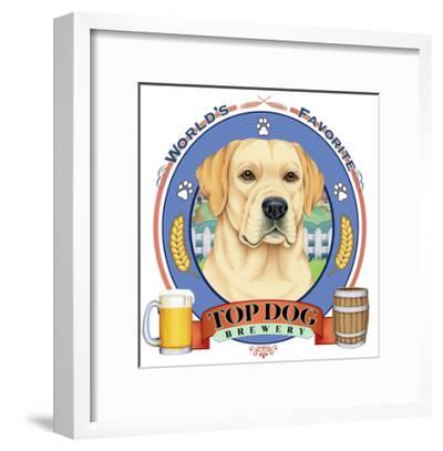 Download Yellow Labrador Beer Label Giclee Print Tomoyo Pitcher Art Com PSD Mockup Templates