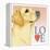 Yellow Labrador Love-Tomoyo Pitcher-Framed Premier Image Canvas