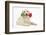 Yellow Labrador Retriever Bitch Puppy, 10 Weeks, Holding a Red Rose-Mark Taylor-Framed Photographic Print