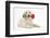 Yellow Labrador Retriever Bitch Puppy, 10 Weeks, Holding a Red Rose-Mark Taylor-Framed Photographic Print