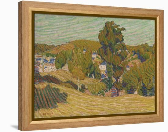 Yellow Landscape-Roderic O'Conor-Framed Premier Image Canvas