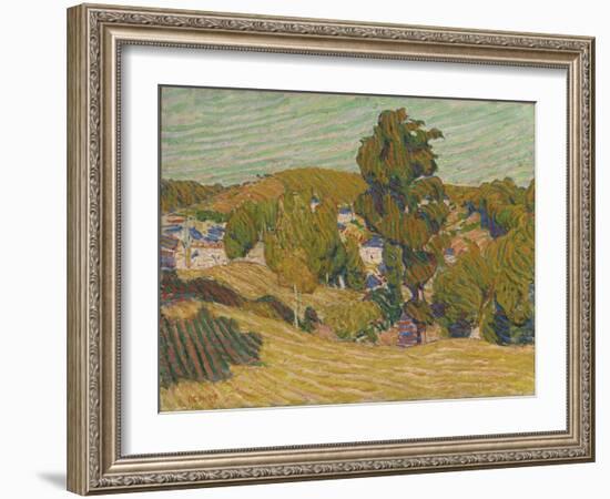 Yellow Landscape-Roderic O'Conor-Framed Giclee Print