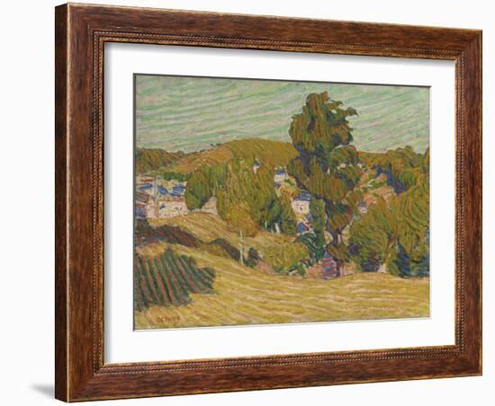 Yellow Landscape-Roderic O'Conor-Framed Giclee Print