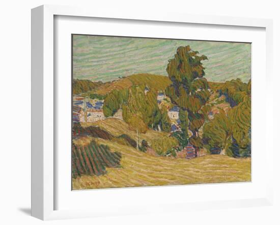 Yellow Landscape-Roderic O'Conor-Framed Giclee Print