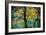 Yellow Leaves in the Fall-Jody Miller-Framed Photographic Print