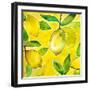 Yellow Lemons-Julija Belickienė-Framed Giclee Print