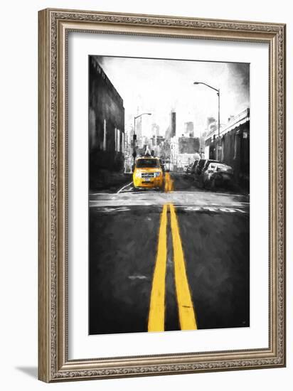 Yellow Lines-Philippe Hugonnard-Framed Giclee Print