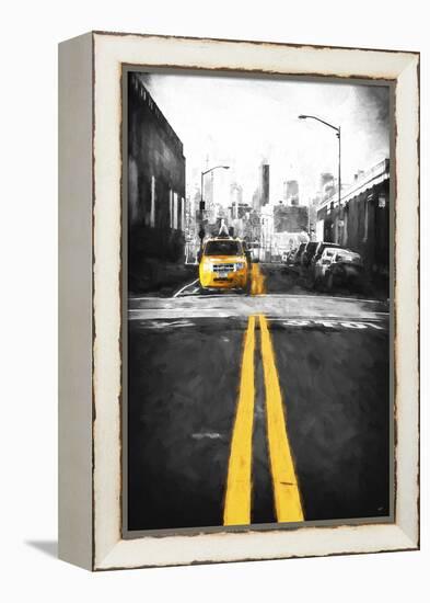 Yellow Lines-Philippe Hugonnard-Framed Premier Image Canvas