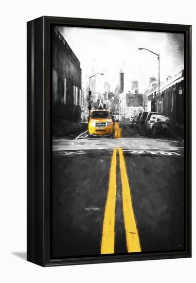 Yellow Lines-Philippe Hugonnard-Framed Premier Image Canvas