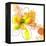 Yellow Liquid Flower-Jan Weiss-Framed Stretched Canvas