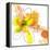 Yellow Liquid Flower-Jan Weiss-Framed Stretched Canvas