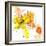 Yellow Liquid Flower-Jan Weiss-Framed Art Print