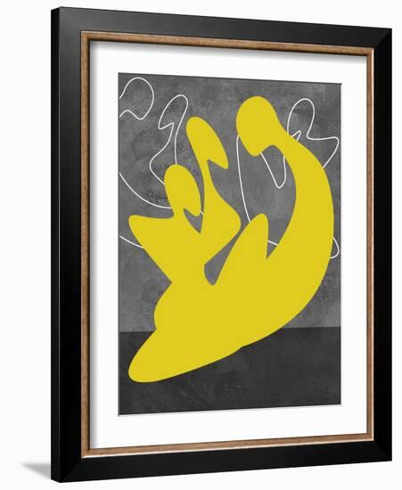 Yellow Lovers-Felix Podgurski-Framed Art Print