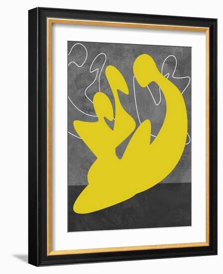 Yellow Lovers-Felix Podgurski-Framed Art Print