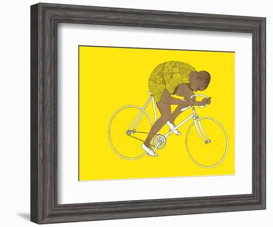 Yellow Major Taylor, 2014-Eliza Southwood-Framed Giclee Print