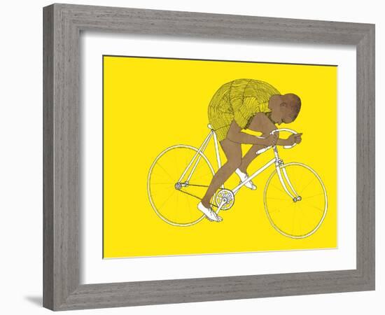 Yellow Major Taylor, 2014-Eliza Southwood-Framed Giclee Print