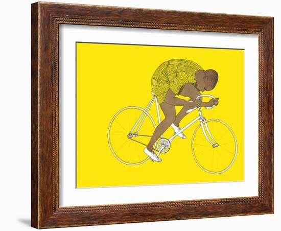 Yellow Major Taylor, 2014-Eliza Southwood-Framed Giclee Print