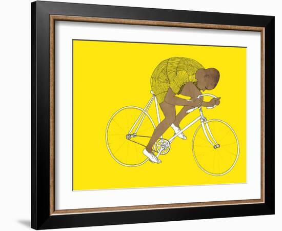 Yellow Major Taylor, 2014-Eliza Southwood-Framed Giclee Print