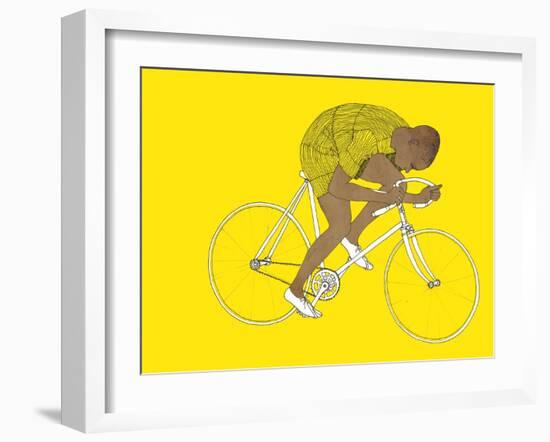 Yellow Major Taylor, 2014-Eliza Southwood-Framed Giclee Print