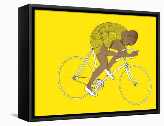 Yellow Major Taylor, 2014-Eliza Southwood-Framed Premier Image Canvas