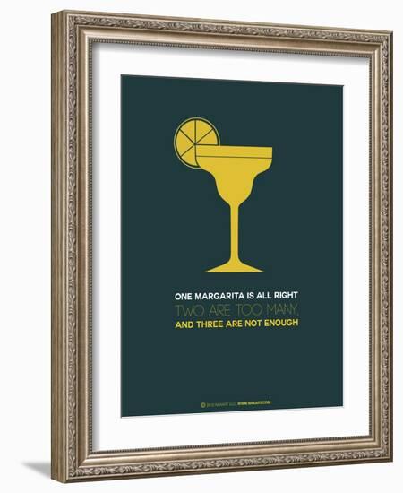 Yellow Margarita-NaxArt-Framed Art Print