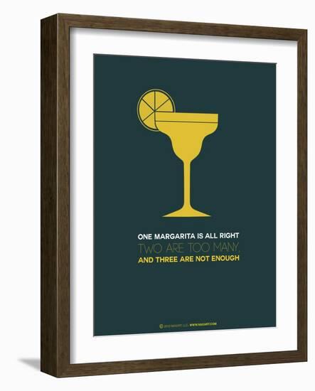 Yellow Margarita-NaxArt-Framed Art Print