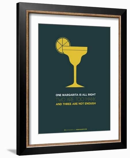 Yellow Margarita-NaxArt-Framed Art Print