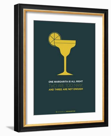 Yellow Margarita-NaxArt-Framed Art Print