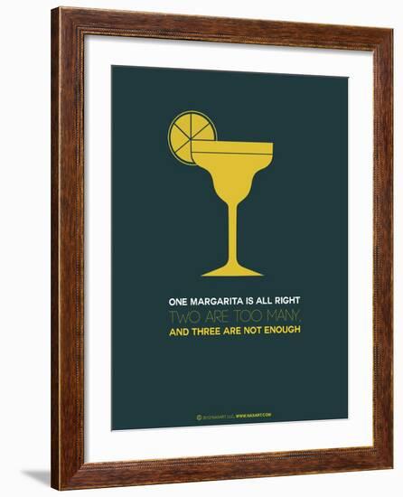 Yellow Margarita-NaxArt-Framed Art Print