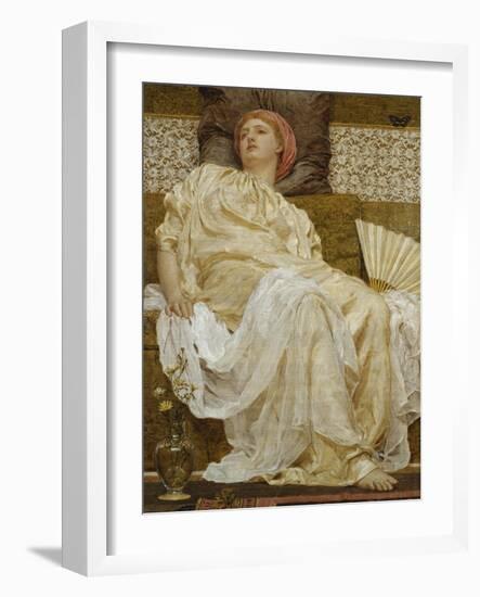 Yellow Marguerites-Albert Joseph Moore-Framed Giclee Print