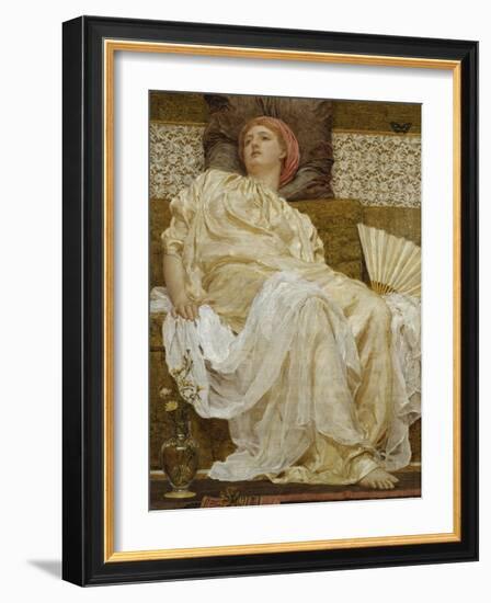 Yellow Marguerites-Albert Joseph Moore-Framed Giclee Print