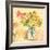 Yellow Mason Jar Bouquet-null-Framed Art Print