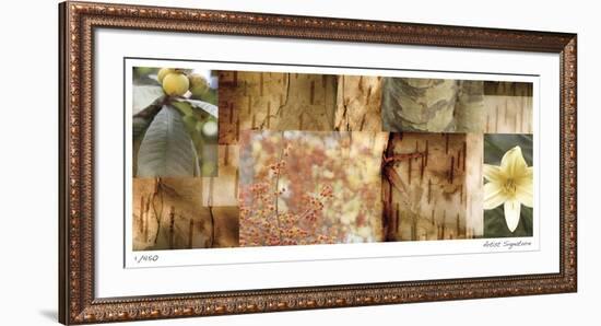 Yellow Mosaic II-Michelle Joyce-Framed Giclee Print