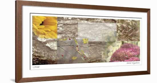 Yellow Mosaic IV-Michelle Joyce-Framed Giclee Print