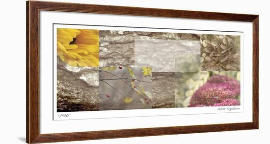 Yellow Mosaic IV-Michelle Joyce-Framed Giclee Print