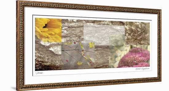 Yellow Mosaic IV-Michelle Joyce-Framed Giclee Print