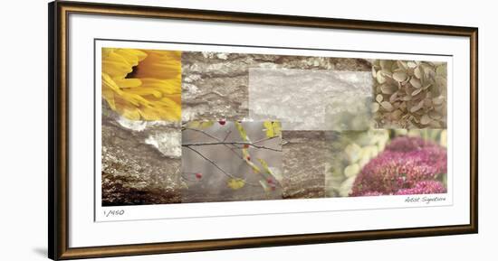 Yellow Mosaic IV-Michelle Joyce-Framed Giclee Print