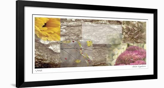 Yellow Mosaic IV-Michelle Joyce-Framed Giclee Print