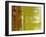 Yellow Mustard Abstract Composition I-Alma Levine-Framed Art Print