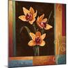 Yellow Orchids-Jill Deveraux-Mounted Art Print