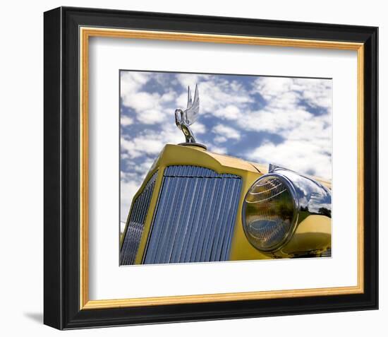 Yellow Packard-Richard James-Framed Art Print