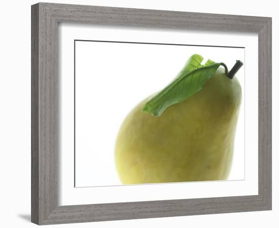 Yellow Pear-null-Framed Photographic Print