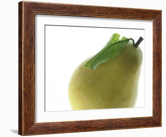 Yellow Pear-null-Framed Photographic Print